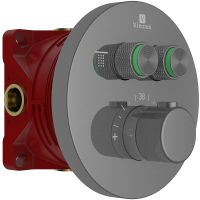 Смеситель для душа Vincea с термостатом Вороненая сталь арт-VSCV-322T-MGM — фото 2, Смеситель для душа