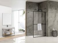 Товар: Душевая перегородка Abber 120x200 профиль Черный стекло прозрачное арт-AG60120B - фото 2 Душевая перегородка Abber 120x200 профиль Черный стекло прозрачное арт-AG60120B — фото 2, Душевые перегородки