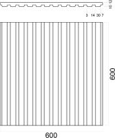 Гипсовая 3д панель Artpole Platinum Vector глянцевая 600x600 мм арт-GM-0055 — фото 6, Гипсовые 3Д панели