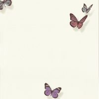 Обои Andrea Rossi Spectrum max Винил на флизелине (1,06*10) Белый/Сиреневый, Бабочки арт-54363-2 — фото 1, Обои для стен