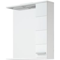 Зеркало со шкафом Corozo Денвер 60 Белое арт-SD-00000533 — фото 1, Зеркальные шкафы в ванную