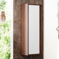 Шкаф пенал Clarberg Evolution подвесной Крафт темный арт-EV0504CD — фото 3, Пеналы для ванной комнаты