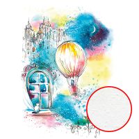 Фреска детская Ortograf Детские 30801 Фактура бархат FX Флизелин (2*2,7) Разноцветный, Абстракция/Замки/Воздушные шары арт-30801 (бархат FX) — фото 1, Фрески