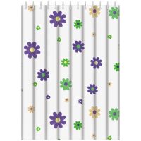 Штора для ванны Haiba Цветы арт-HB75060 — фото 1, Шторы для ванной