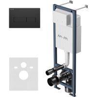 Инсталляция AM.PM ErgoFit для унитаза с Черной матовой клавишей смыва арт-I012711.0338 — фото 1, Инсталляции для унитазов