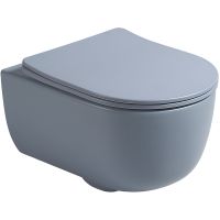 Унитаз Vincea Evo подвесной Океан матовый с сиденьем Микролифт арт-VT1-34SMO — фото 1, Подвесные унитазы
