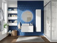 Комплект мебели для ванной STWORKI Ноттвиль 80 подвесной Белый матовый арт-431036 — фото 7, Комплекты мебели для ванной