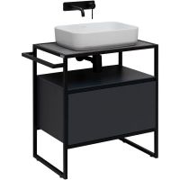 Тумба под раковину Allen Brau Priority 70 Антрацит матовый арт-1.31001.AM — фото 2, Тумбы под раковину