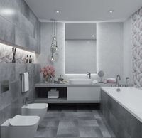 Керамическая плитка Belleza Синай серый 01-10-1-16-01-06-2345 напольная 38,5х38,5 см арт-СК000034110 — фото 2, Керамическая плитка