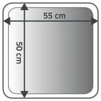 Товар: Коврик для ванной комнаты Ridder Quad 55х50 Синий арт-7106803 - фото 2 Коврик для ванной комнаты Ridder Quad 55х50 Синий арт-7106803 — фото 2, Коврики для ванной комнаты
