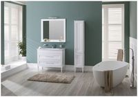 Зеркало Aquanet Бостон М 100 Белое арт-209674 — фото 3, Зеркала в ванную комнату