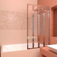 Товар: Шторка на ванну Veconi Palau 120 R профиль Хром стекло прозрачное арт-PL74R-120-01-19C4 - фото 1 Шторка на ванну Veconi Palau 120 R профиль Хром стекло прозрачное арт-PL74R-120-01-19C4 — фото 1, Складные шторки для ванной