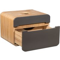 Товар: Тумба под раковину Runo Ницца 60 Дуб натуральный Графит арт-00-00002123 - фото 2 Тумба под раковину Runo Ницца 60 Дуб натуральный Графит арт-00-00002123 — фото 2, Тумбы под раковину