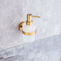 Дозатор для жидкого мыла Bemeta Sablo Золото матовое арт-160109102 — фото 2, Дозаторы