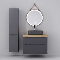 Товар: Тумба под раковину Jorno Wood 80 подвесная Серая арт-Wood.01.80/P/GR - фото 7 Тумба под раковину Jorno Wood 80 подвесная Серая арт-Wood.01.80/P/GR — фото 7, Тумбы под раковину