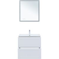 Тумба под раковину Aquanet Терра 70 подвесная Белая матовая арт-313233 — фото 10, Тумбы под раковину