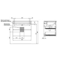 Товар: Тумба под раковину Aquanet Вега 70 подвесная Белый глянец арт-308333 - фото 12 Тумба под раковину Aquanet Вега 70 подвесная Белый глянец арт-308333 — фото 12, Тумбы под раковину