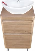 Тумба под раковину Style Line Атлантика Люкс Plus 60 Ясень перламутр арт-СС-00002216 — фото 6, Тумбы под раковину