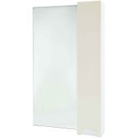 Зеркало со шкафом Bellezza Пегас 50 R Бежевое Белое арт-4610406021071 — фото 1, Зеркальные шкафы в ванную