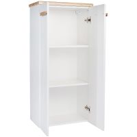 Шкаф пенал VIANT Мюнхен 50 подвесной Белый матовый арт-VMUN50BEL-PENP — фото 3, Пеналы для ванной комнаты