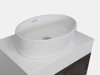 Раковина-чаша Runo Ovale 50 Белая арт-00-00001359 — фото 2, Раковины накладные