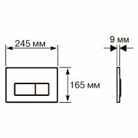 Инсталляция WellWant Standart 50 для унитаза с Черной матовой клавишей смыва арт-WWISI111BB — фото 6, Инсталляции для унитазов