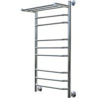 Водяной полотенцесушитель Тругор Браво 3 П НП 100x50 с полкой Хром арт-Браво3/нп10050П — фото 1, Водяные полотенцесушители