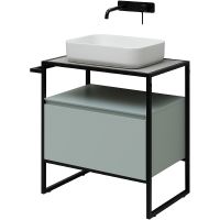 Тумба под раковину Allen Brau Priority 70 Папирус матовый арт-1.31001.PWM — фото 9, Тумбы под раковину