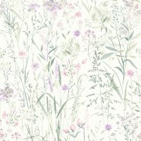 Обои Grandeco Universe 4 Винил на флизелине (1,06*10,05) Бирюзовый/Зеленый/Розовый, Цветы/Листья арт-UR 3319 — фото 1, Обои для стен