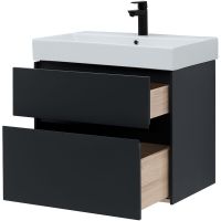 Тумба под раковину Aquanet Бруклин 70 подвесная Антрацит матовый арт-310141 — фото 6, Тумбы под раковину