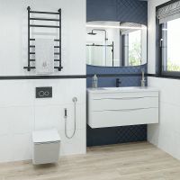 Зеркало Caprigo Софт 120 с подсветкой с сенсорным выключателем с подогревом и часами арт-2063HW — фото 3, Зеркала в ванную комнату