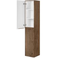 Шкаф пенал Vincea Paola 35 подвесной V.Oak арт-VSC-2P170VO-L — фото 3, Пеналы для ванной комнаты