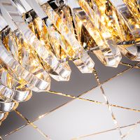 Люстра Divinare Megan Прозрачная Хром арт-7568/02 LM-9 — фото 2, Люстры