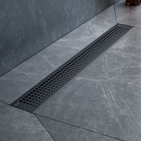 Душевой лоток AM.PM MasterFlow 60 с Черной матовой решеткой Cut Gradient арт-W01SC-P11-060-01BM — фото 4, Душевые лотки