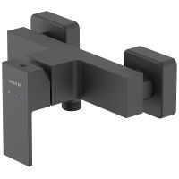 Смеситель для душа Aquatek Либра Черный матовый арт-AQ1632MB — фото 2, Душевые гарнитуры на штанге