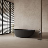 Карбоновая ванна Abber Karbon 170x80 Черная без гидромассажа арт-AK9011-1.7 — фото 4, Акриловые ванны