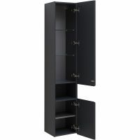 Шкаф пенал Allen Brau Infinity 35 R подвесной Антрацит матовый арт-1.21009.AM — фото 9, Пеналы для ванной комнаты