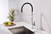 Смеситель для кухни Paulmark Tornado Хром Черный арт-To213402-CR — фото 4, Смесители для кухни