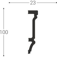 Наличник Bello Deco XPS Н 13 2200x100x23 мм арт-00-00105557 — фото 3, Наличники