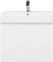 Тумба с раковиной Aquanet Йорк 70 подвесная Белый глянец арт-212592 — фото 2, Тумбы с раковиной