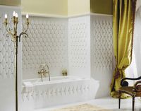 Керамическая плитка Petracers Capitonne Rombo Bombato Bianco настенная 10х20 см арт-C RB BIANCO — фото 2, Керамическая плитка