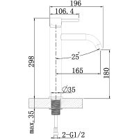 Товар: Смеситель для раковины Agger Zest Черный матовый арт-A0712144 - фото 8 Смеситель для раковины Agger Zest Черный матовый арт-A0712144 — фото 8, Смесители для раковины