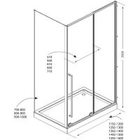 Товар: Душевая стенка Allen Brau Fantasy 80 профиль Хром стекло прозрачное арт-3.11011.00 - фото 8 Душевая стенка Allen Brau Fantasy 80 профиль Хром стекло прозрачное арт-3.11011.00 — фото 8, Боковые стенки