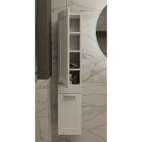 Шкаф пенал SanVit Турин 32 подвесной Белый глянцевый арт-pturin — фото 9, Пеналы для ванной комнаты