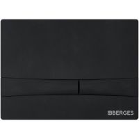 Комплект унитаза Berges Ventas Black с инсталляцией Novum Черный с сиденьем Микролифт и Черной Soft touch клавишей смыва арт-043326 — фото 9, Комплекты унитаз + инсталляция