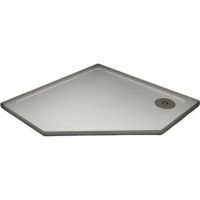 Душевой поддон из искусственного камня Veconi Tezeo 90x90 Белый арт-TZ12-90T-01-19C3 — фото 1, Душевые поддоны из искусственного камня