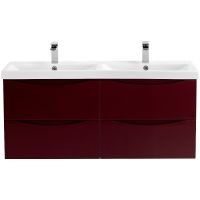 Тумба под раковину BelBagno Marino-Cer 120 подвесная Bordo Lucido арт-MARINO-CER-1200-4C-SO-2-BRDL-P — фото 1, Тумбы под раковину