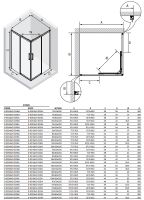 Товар: Душевой уголок New Trendy Prime Chrome 110х90 профиль Хром стекло прозрачное арт-D-0300A/D-0297A - фото 9 Душевой уголок New Trendy Prime Chrome 110х90 профиль Хром стекло прозрачное арт-D-0300A/D-0297A — фото 9, Прямоугольные душевые уголки