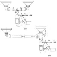 Товар: Сифон для кухонной мойки McAlpine Белый арт-HC8-FUN - фото 4 Сифон для кухонной мойки McAlpine Белый арт-HC8-FUN — фото 4, Сифоны для кухонной мойки