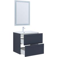 Тумба с раковиной Aquanet Терра 70 подвесная Маренго арт-323182 — фото 8, Тумбы с раковиной